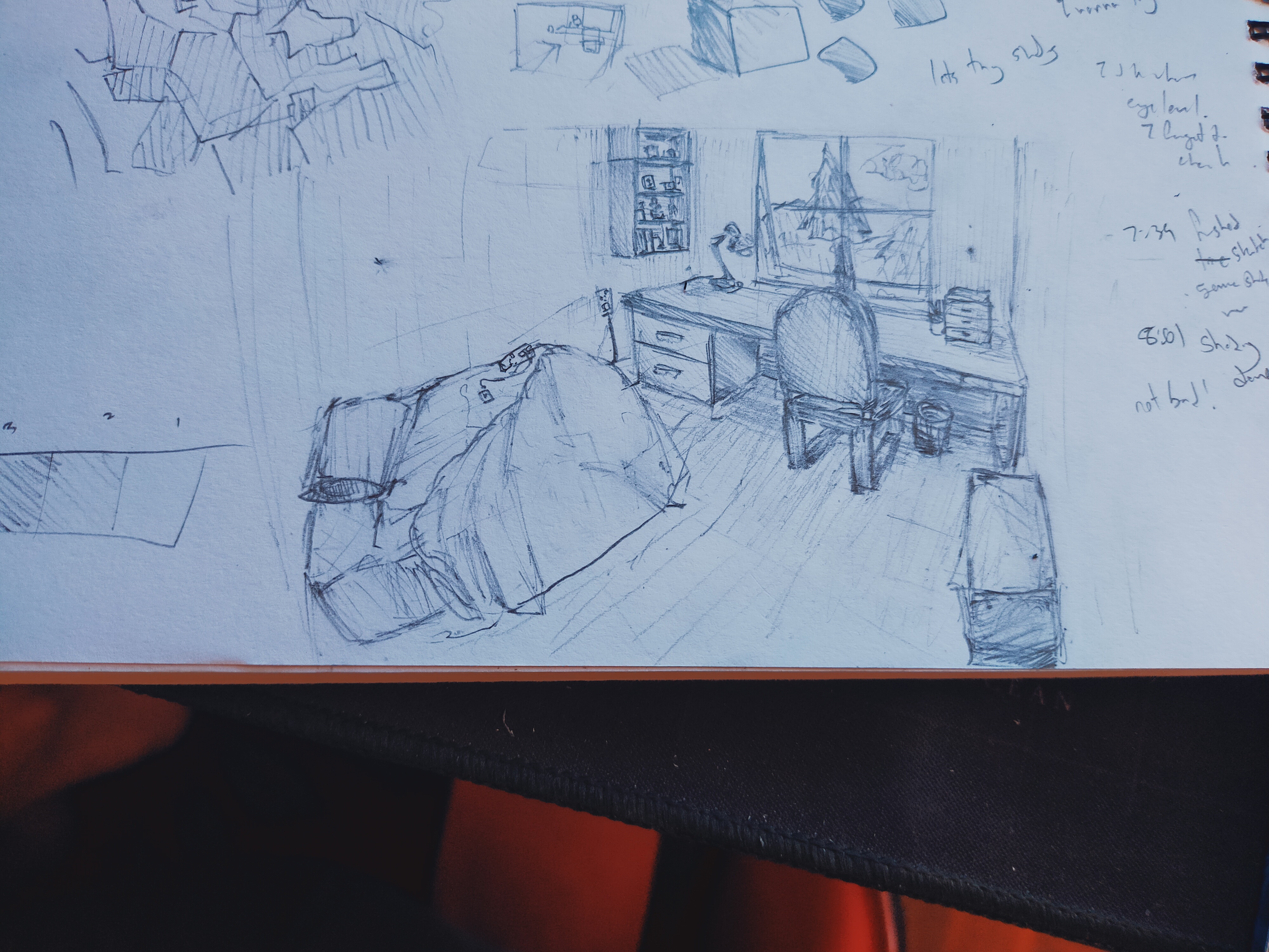 perspective: bedroom
